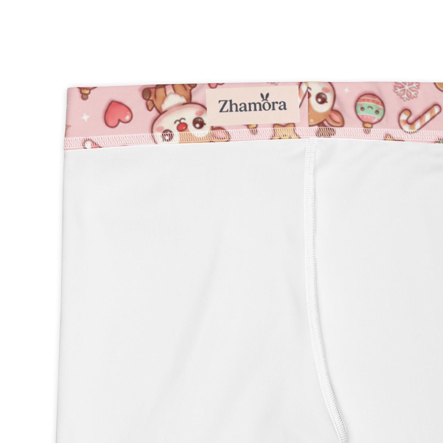 Pink Christmas All-Over Print Leggings – Women’s Holiday Stretch Pants